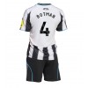 Newcastle United Sven Botman #4 Hemmakläder Barn 2025-26 Kortärmad (+ Korta byxor)